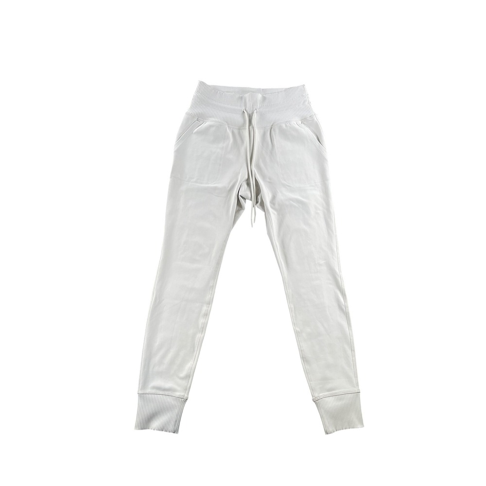 Avalanche Outdoor Supply Co Cream High Rise Ribbed Joggers Large RN63619